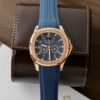 Patek Philippe Best Replica Watch Aquanaut 5261R Automatic Swiss Movement Blue Dial 40mm - Replica Luxury