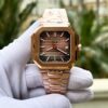 Patek Philippe Cubitus 5821 Rose Gold Replica Watch Dial Square Chocolate 45mm - Replica Luxury