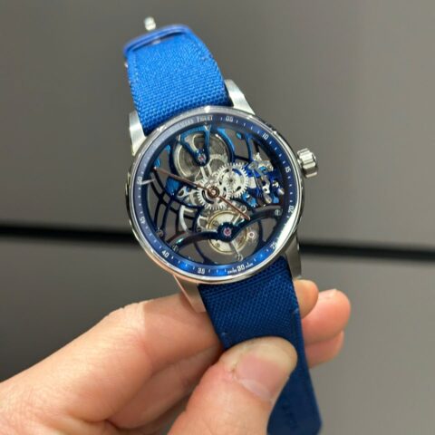 Audemars Piguet Tourbillon Openworked 26600 Replica 11 Watch Blue 41mm - Replica Luxury