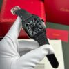 Cartier Santos Black Replica 11 Watch Rubber Strap BV Factory 39.8mm - Replica Luxury