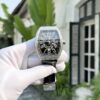 Franck Muller V45 SC DT Replica 11 Watch Black Dial With Stone Factory ABF 45mm - Replica Luxury