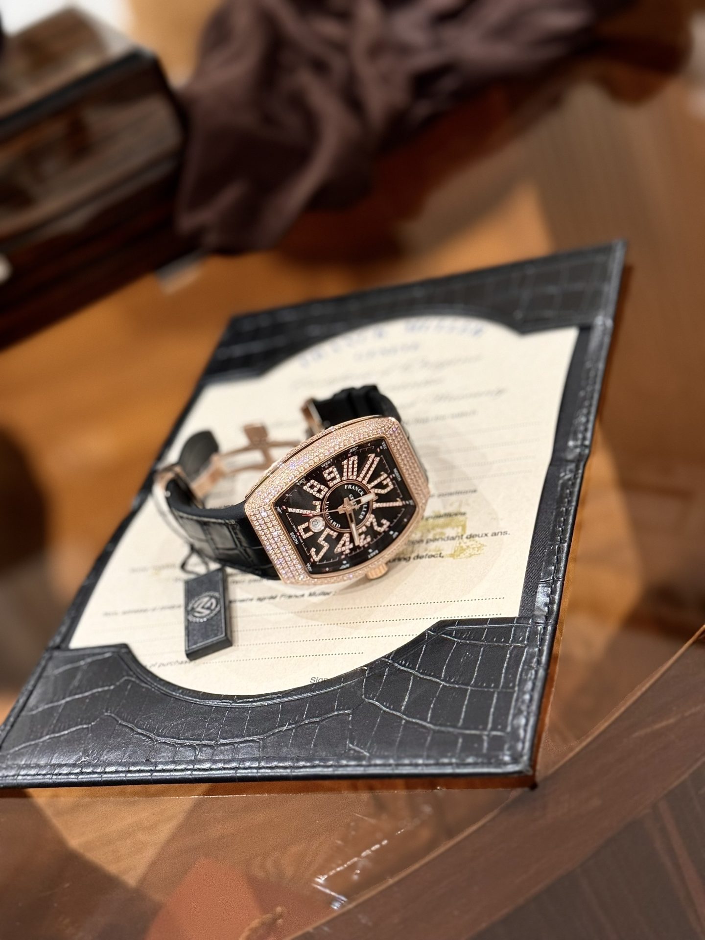 Franck Muller Vanguard Yachting V45 SC DT Black Diamond Best Replica Watch ABF 45mm - Replica Luxury