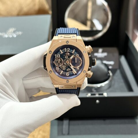 Hublot Replica 1:1 Watch Big Bang Unico King Gold Blue 44mm - Replica Luxury
