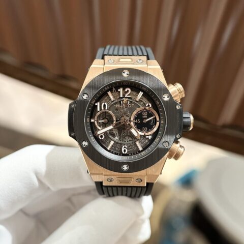 Hublot Replica 1:1 Watch Big Bang Unico King Gold Demi Black BBF Factory 44mm - Replica Luxury