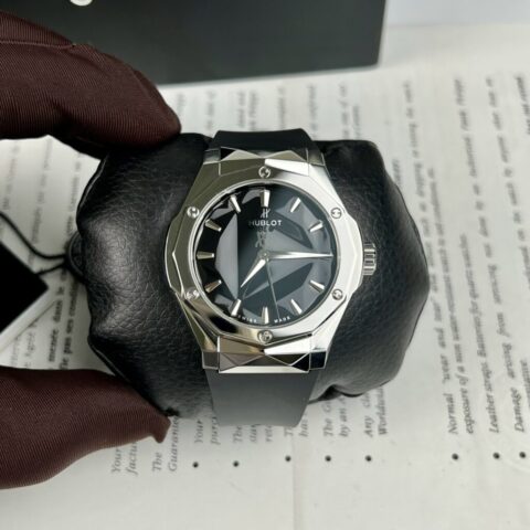 Hublot Replica 1:1 Watch Classic Fusion Orlinski Titanium Black Dial HB Factory 40mm - Replica Luxury