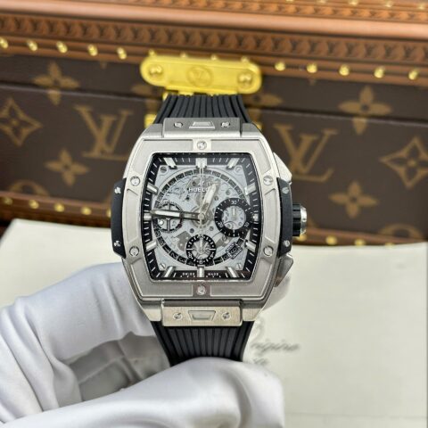 Hublot Spirit Of Big Bang Titanium Replica 11 Watch Rubber Strap BBF Factory 42mm - Replica Luxury