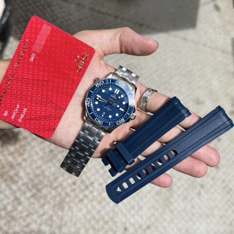 Omega Replica 1:1 Watch Seamaster Blue Dial Full Set VS Factory 42mm - Replica Luxury