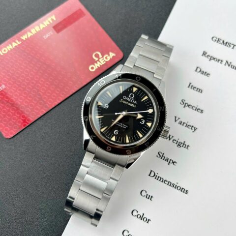 Omega Seamaster 300 Co-Axial Master Chronometer Black Dial Replica Watch VSF 41mm - Replica Luxury