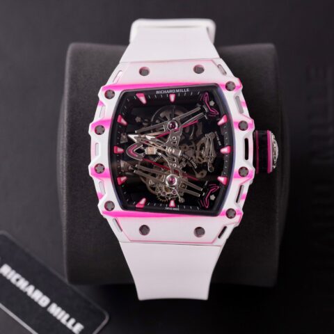Richard Mille Replica 1:1 Watch RM38-02 Tourbillon Black Dial 43.7mm - Replica Luxury