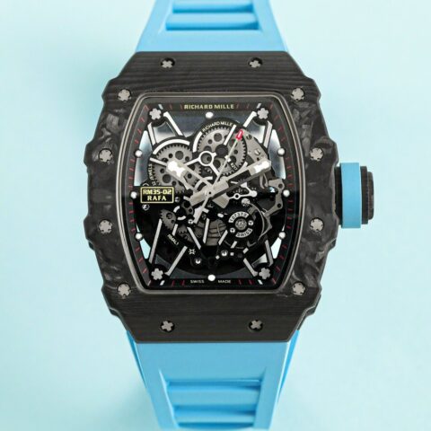 Richard Mille Replica 11 Watch RM 35-02 Rafael Nadal Blue 44mm - Replica Luxury